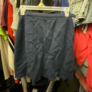 Navy blue skirt